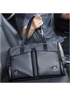 Catei Karrui Large Capacity Portable Travel Duffle for Men and Unisex Multifunctional Business Shoulder Bag Gym Handbag with Side Shoe Pocket in Separation of Wet and Dry(Grey)  - Image 3