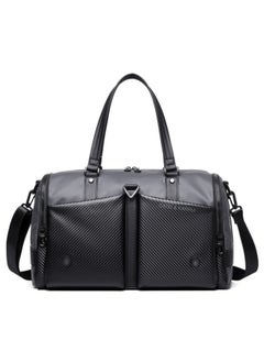 Catei Karrui Large Capacity Portable Travel Duffle for Men and Unisex Multifunctional Business Shoulder Bag Gym Handbag with Side Shoe Pocket in Separation of Wet and Dry(Grey)  - Image 2