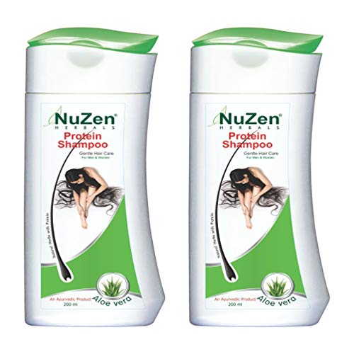 Nuzen Herbals Protein Shampoo | Protein Shampoo Enriched With Aloe Vera, Amla, Bhringraj and Soya | 200ml | 2Pack - Image 2