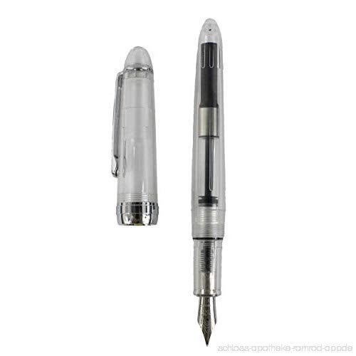 GOLD LEAF Jinhao 992 Student White Transparent Fountain Pen - Image 3