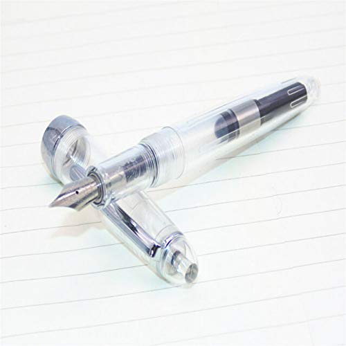GOLD LEAF Jinhao 992 Student White Transparent Fountain Pen - Image 5
