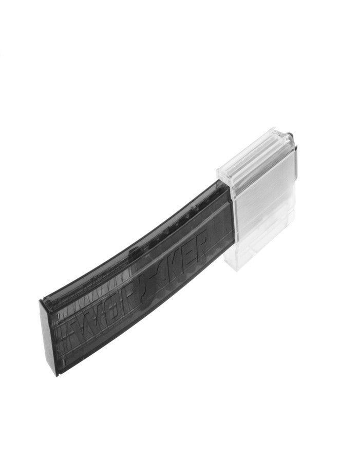 WORKER مخزن سهام قصير منحني من WORKER يحتوي على 18 سهمًا، مناسب لألعاب Nerf Modulus Series و Nexus Pro (أسود شفاف) - Image 5