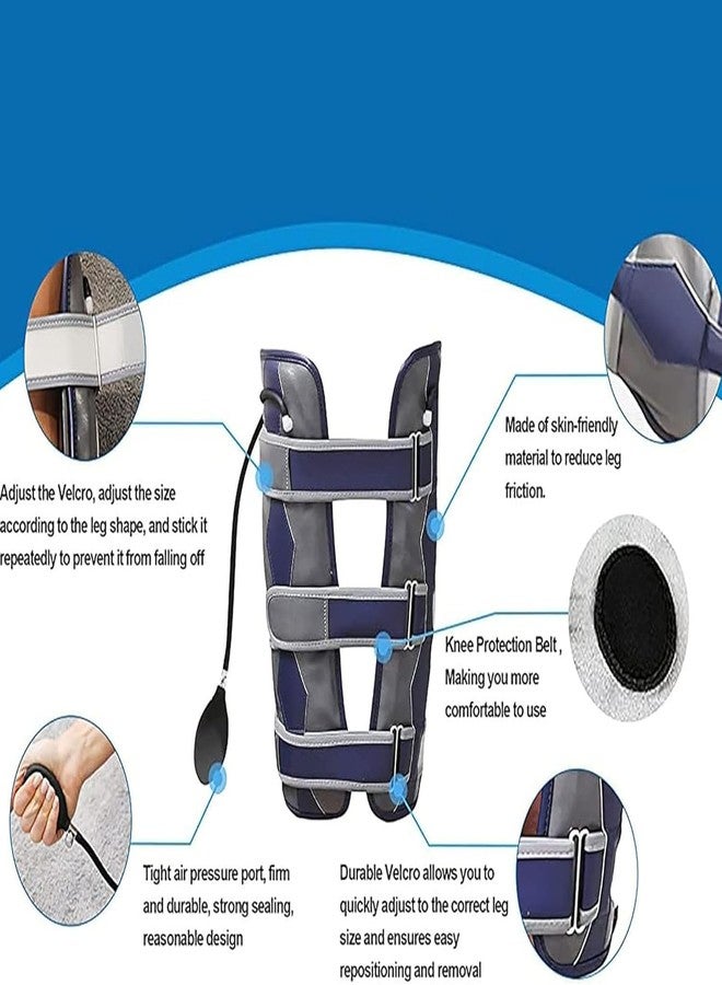 KIDWILL Knock Knee Corrector & Bow Leg Repair Belt for Men, Women, Orthopedic Leg Corrector Brace for Bow Legs Correction, Adjustable O/x Air Pressure Legs Posture & Support Belt with Knee Pads - Image 3