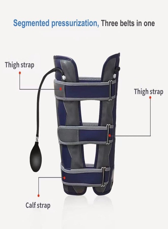 KIDWILL Knock Knee Corrector & Bow Leg Repair Belt for Men, Women, Orthopedic Leg Corrector Brace for Bow Legs Correction, Adjustable O/x Air Pressure Legs Posture & Support Belt with Knee Pads - Image 2