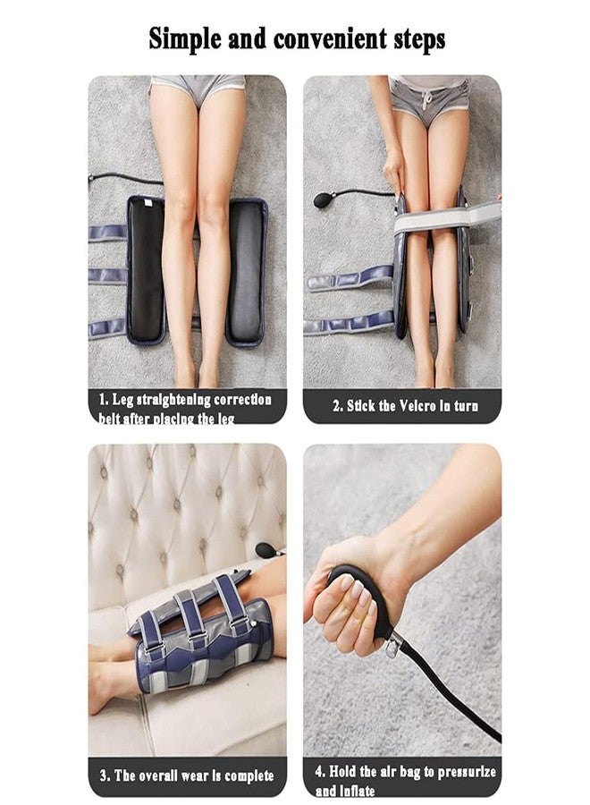 KIDWILL Knock Knee Corrector & Bow Leg Repair Belt for Men, Women, Orthopedic Leg Corrector Brace for Bow Legs Correction, Adjustable O/x Air Pressure Legs Posture & Support Belt with Knee Pads - Image 5