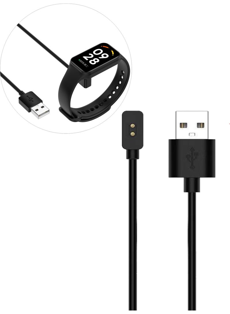 كابل شحن USB لـ Xiaomi Mi Band 8/9/10، /Redmi Watch 3/4/5 كابلات شحن مغناطيسية بديلة للساعات الذكية - Image 1