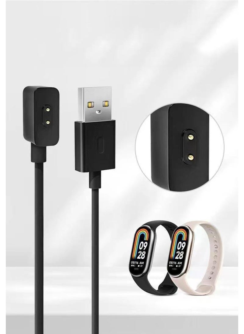 كابل شحن USB لـ Xiaomi Mi Band 8/9/10، /Redmi Watch 3/4/5 كابلات شحن مغناطيسية بديلة للساعات الذكية - Image 4
