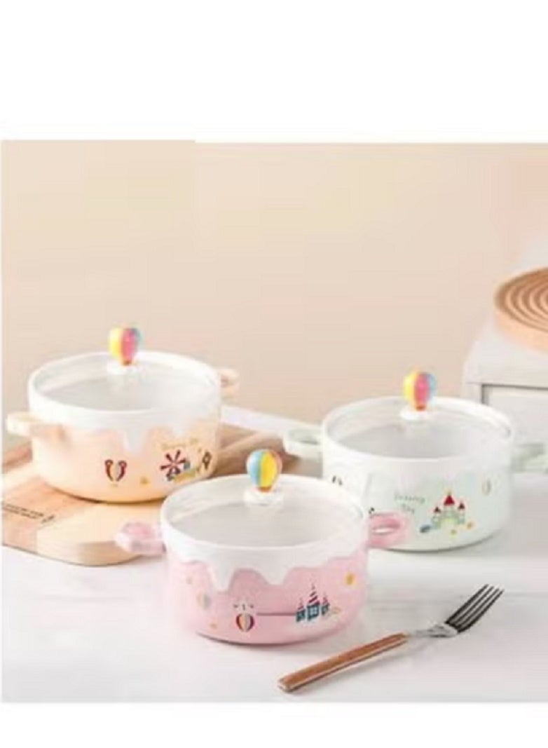 حلة بورسلين أنيقة وعملية، تجمع بين المتانة والجمال لطهي وتقديم أشهى الأطباق. - Image 2