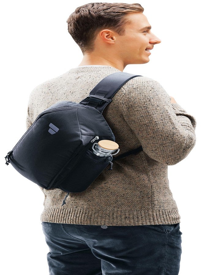 Deuter Unisex Stroof 8, Crossbody Lifestyle Bag for Travel, 8 Liter - Black - Image 2