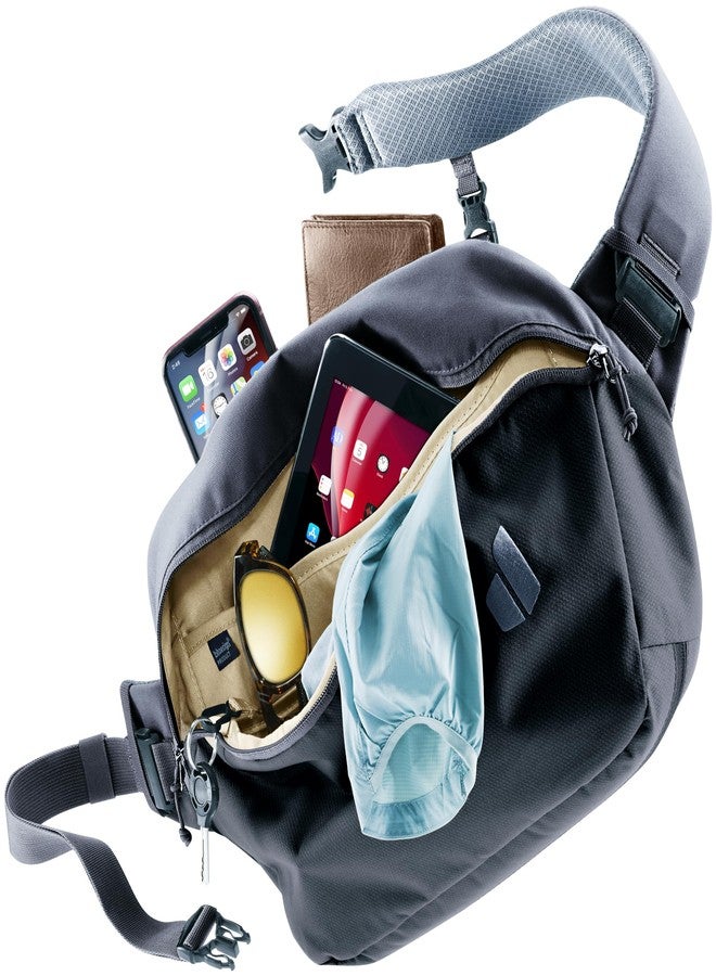 Deuter Unisex Stroof 8, Crossbody Lifestyle Bag for Travel, 8 Liter - Black - Image 5