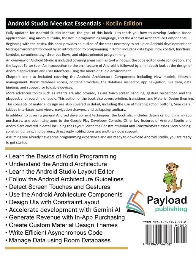 Android Studio Meerkat Essentials - Kotlin Edition: Developing Android Apps Using Android Studio Meerkat and Kotlin  - Image 2