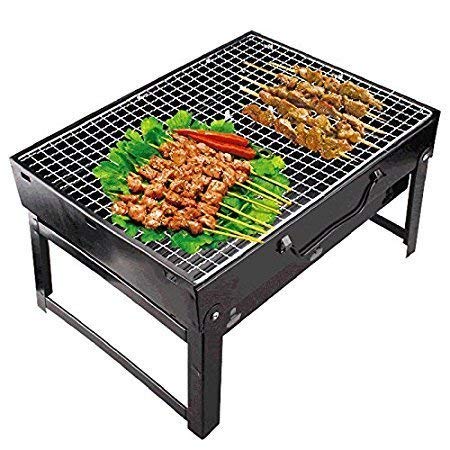 WENGTY WENGTY Charcoal Grill Folding Portable Lightweight Barbecue Grill Tools for Outdoor Grilling Cooking Camping Hiking Picnics Tailgating Backpacking Party  - Image 1