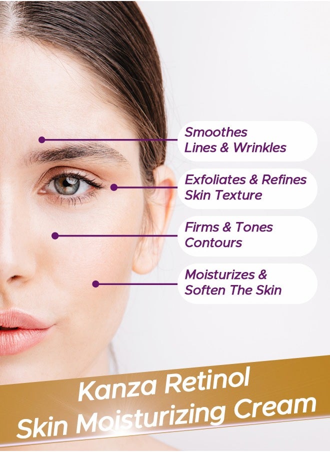 NIKITA.VIVI Retinol Skin Moisturizing Cream 50ml Anti Aging Firming Facial Cream to Reduce Wrinkles Fine Line Dark Spot Sun Damage Anti Wrinkle Face Neck and Body Retinol Cream with Hyaluronic Acid  - Image 4