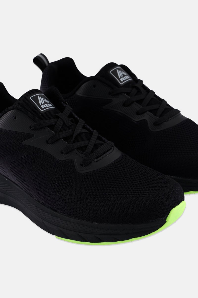 RBX Men Lace Up Outdoor Shoes, Black  - Image 3