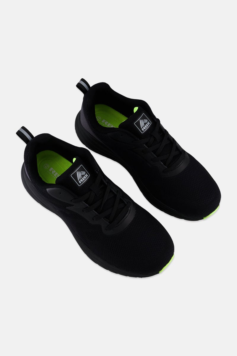RBX Men Lace Up Outdoor Shoes, Black - Image 4