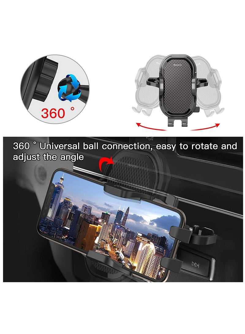 Yesido Universal Air Vent CD Slot Car Cell Phone Holder Compatible with iPhone 12/11Pro/Xs MAX/XR/8, Galaxy S20/S10+/S9 , Phone Mount CD Players - Image 4