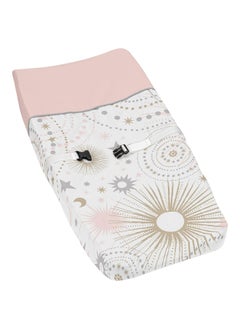 Blush Pink, Gold, Grey And White Star And Moon Changing Pad Cover For Celestial Collection By - pzsku/Z5478716F0F7F529CC450Z/45/_/1701346875/f5e3b52a-b436-4f16-a809-73e80227ed54