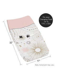 Blush Pink, Gold, Grey And White Star And Moon Changing Pad Cover For Celestial Collection By - pzsku/Z5478716F0F7F529CC450Z/45/_/1701346877/a4cdf4bb-9dff-4977-b6b5-344d0854b9a1