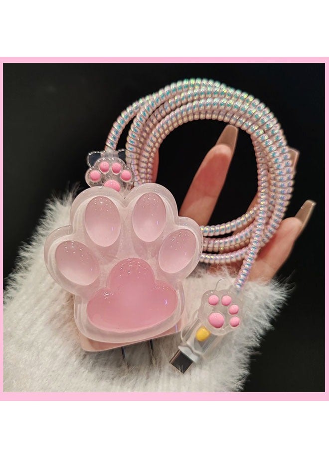 3D Cartoon Series Fast Charger Protector For IPhone 18W 20W 35W iPhone 16 Pro Max /16 Pro /15 Pro Max /15 Pro /14 Pro Max Fast Charging Cable Charger Head Protective Cover Cable Accessory Data Cable  - Image 4