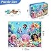 MZZOTOY Mermaid Princess Puzzles for Kids Ages 48 100 Pieces Jigsaw Puzzles for Kids Ages 35 Puzzle for Girls and Boys Learning Educational Puzzles Toys in a Metal Box - Image 4