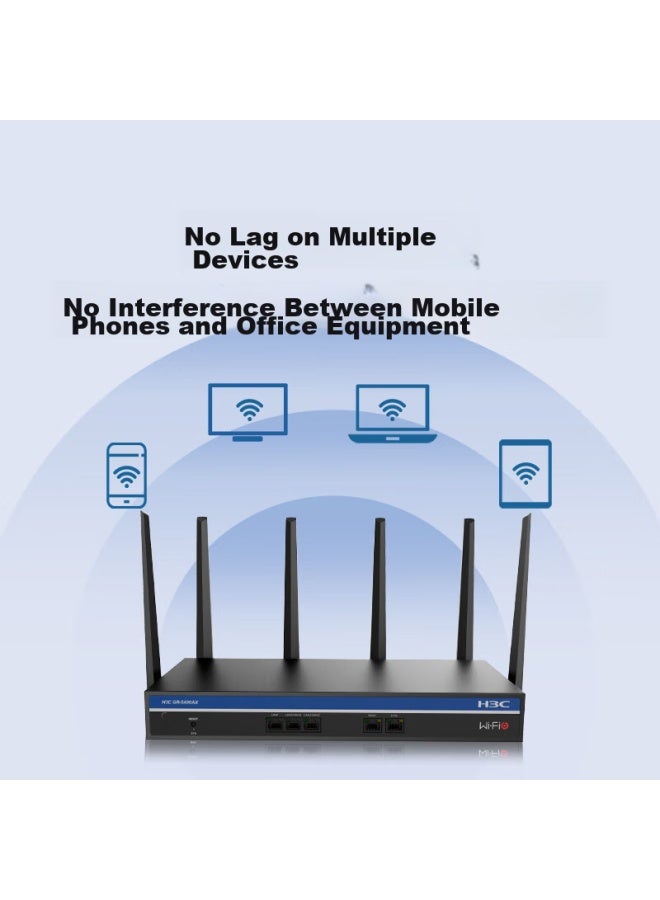 H3c Wifi 6 5400m 5g Dual-band Wireless Enterprise-grade Router, Wifi Wall-penetrating/ac Management/2.5g Port, Mini Gr-5400ax - Image 1