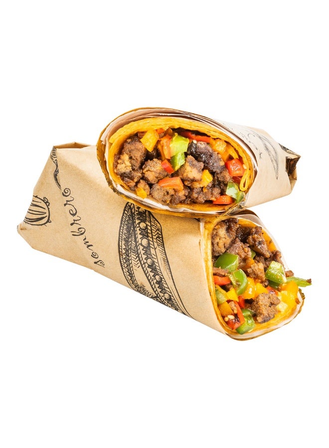 Restaurantware 12 Inch Deli Papers, 200 Mexican Tradition Sandwich Wrapping Papers - Greaseproof, Microwave-Safe, Kraft Paper Food Basket Liners, For Nachos, Tacos, Quesadillas, Or Burritos  - Image 2