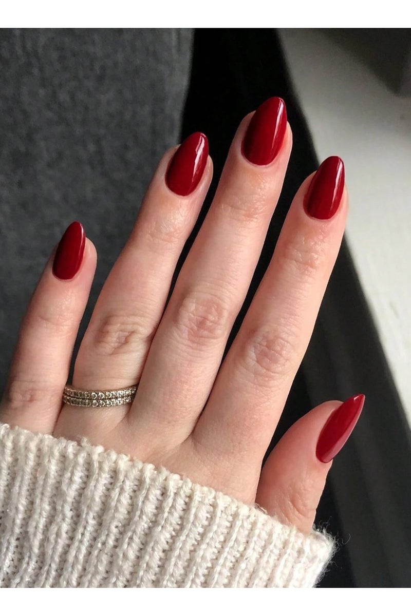 اظافر مزيفه تحتوي العلبه على 24 ظفر مع مبرد اظافر و صمغ - Image 1