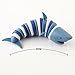MEIEST Fidget Slug Toy3D Articulated Stretch Shark Stress Reliever Hand Toy Sensory Stress Relief Toys for Adults and Kids Pressure Relieving and AntiAnxiety Office Desk ToysMultiColor - Image 3