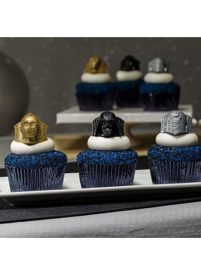 DecoPac - Star Wars Darth Vader, R2D2, C3Po Cupcake Rings (24 Count) - Image 1