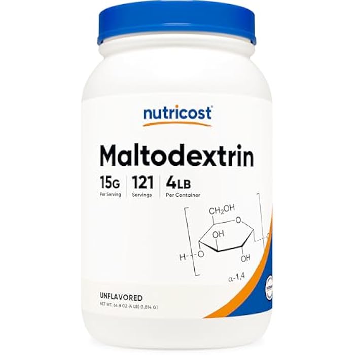 Nutricost Maltodextrin Powder 4LBS - Gluten Free, Non-GMO - Image 1