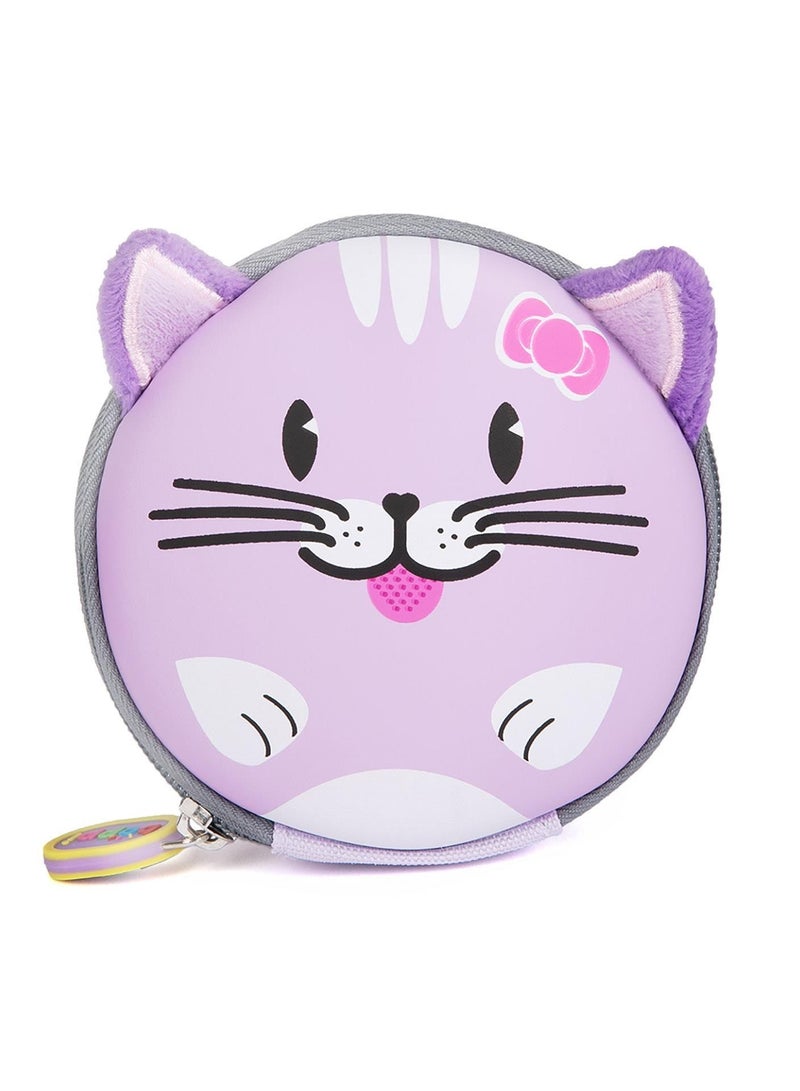 بوبي جراب سلسلة مفاتيح Tiny Trekker من بوبي - قطة أرجوانية - Image 1