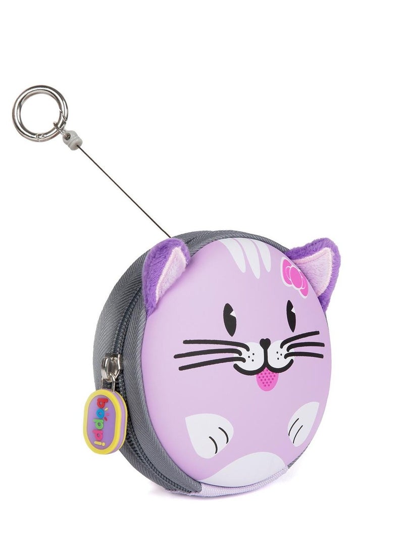 بوبي جراب سلسلة مفاتيح Tiny Trekker من بوبي - قطة أرجوانية - Image 2