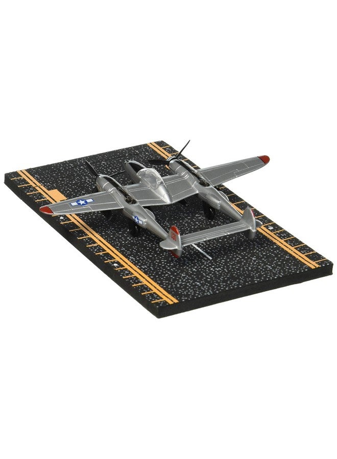 Hot Wings Planes Hot Wings Planes P-38 Lightning with Connectible Runway Die Cast Plane, Grey Die Cast Plane in Aviation Museums Nationwide  - Image 2