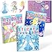 PERRYHOME 3PCS Sticker by Number Paint Books for Girls Ages 48 Easter Basket Stuffers Unicorn Mermaid Frozen Themes Sticker Activity Books Girls Crafts Party Birthday Gifts Toys - Image 3