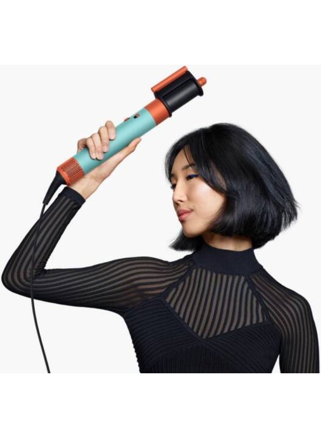 DS Dyson Airwrap i.d.™ Multi-styler And Dryer Straight+Wavy Hair, Advanced Smart Hair Dryer, 1300W Styler, Bluetooth, 3 Heat Settings, Ceramic Patina/Topaz | HS08 - Image 3