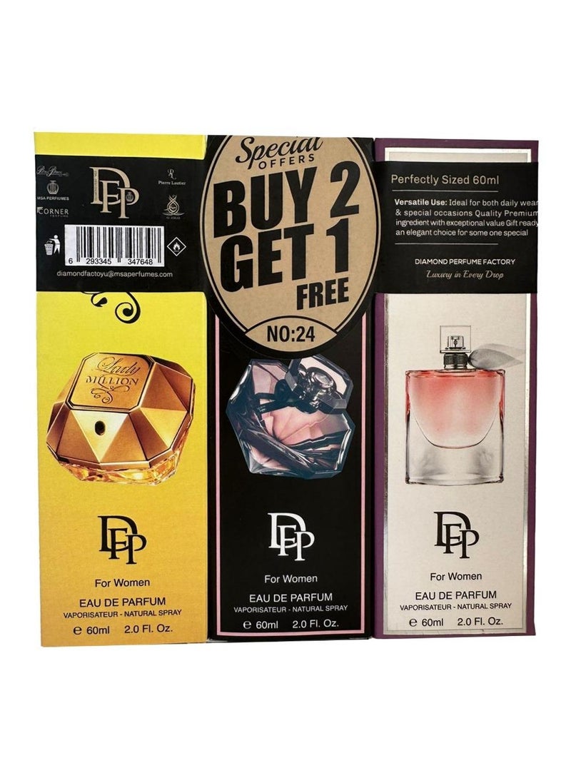Diamond Special Offer Buy 2 Get 1 Free NO.24 For Women - Image 1