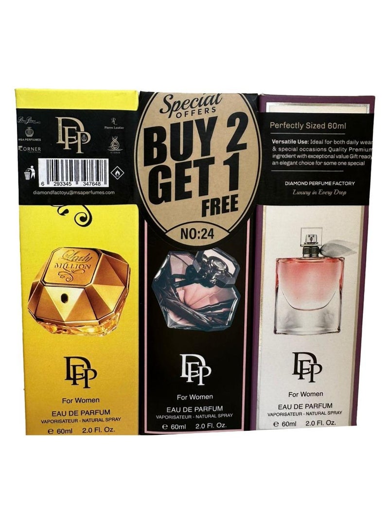 Diamond Special Offer Buy 2 Get 1 Free NO.24 For Women - Image 2