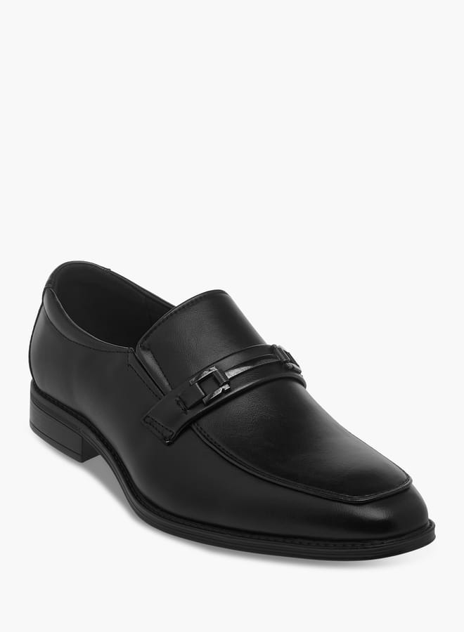 LBL by Shoexpress Mens Metal Accent Slip-On Loafers - Image 3
