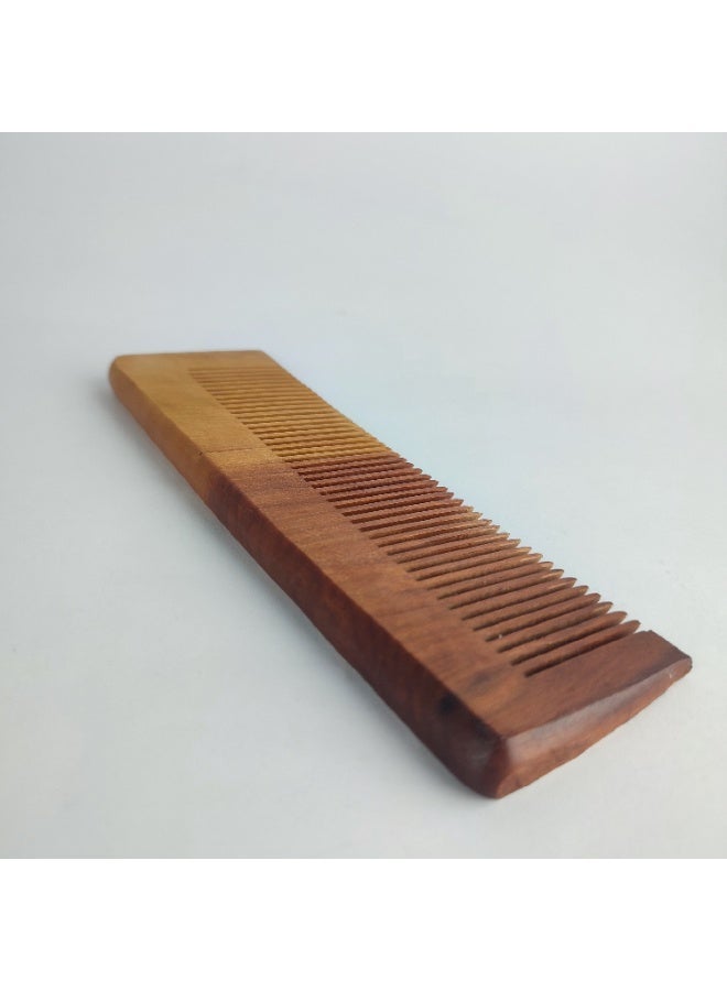 Set of 2 High-Quality Wooden Combs – Helps Reduce Hair Breakage - Image 3