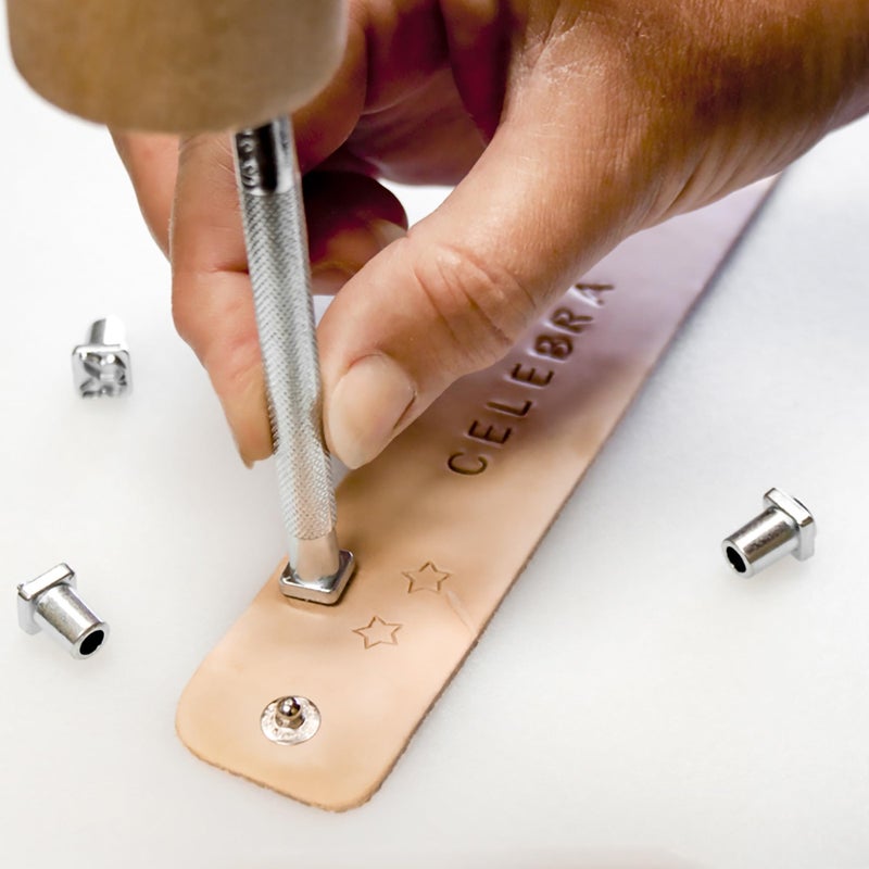 Realeather Crafts Leathercraft Funtime Stamp Set, Small - Image 4