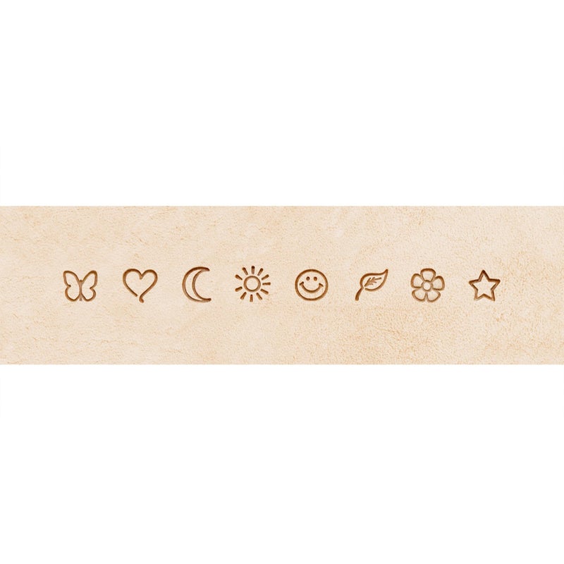 Realeather Crafts Leathercraft Funtime Stamp Set, Small - Image 3