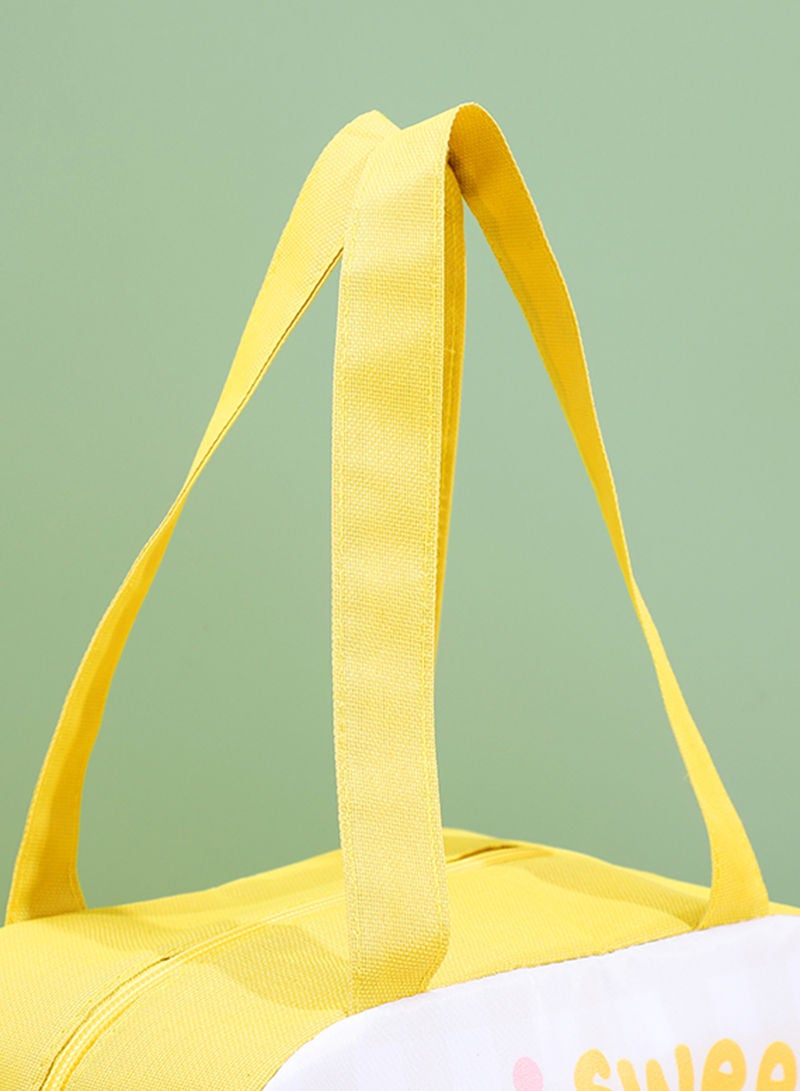 Sharpdo Cartoon Insulated Bento Handbag Reusable Aluminum Foil Lunch Box Bag (24 x 12.5 x 22 cm) - Image 5