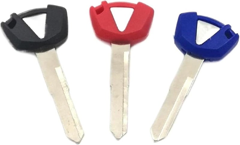 Motorcycle Blank Key Uncut Blade Black Compatible with Z650 Z750 Z800 Z900 Z1000 Z1000SX Z250 Z300 Z400 ZX6R ZX10R - Image 3