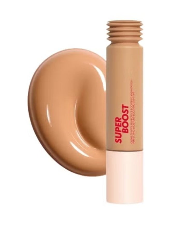 MAKE UP FOR EVER Super Boost Lightweight Moisturizing Skin Tint 30ml – Shade 06 – For Medium to Medium Tan Skin with Neutral Undertones – Infused with Hyaluronic & Polyglutamic Acids - Image 1