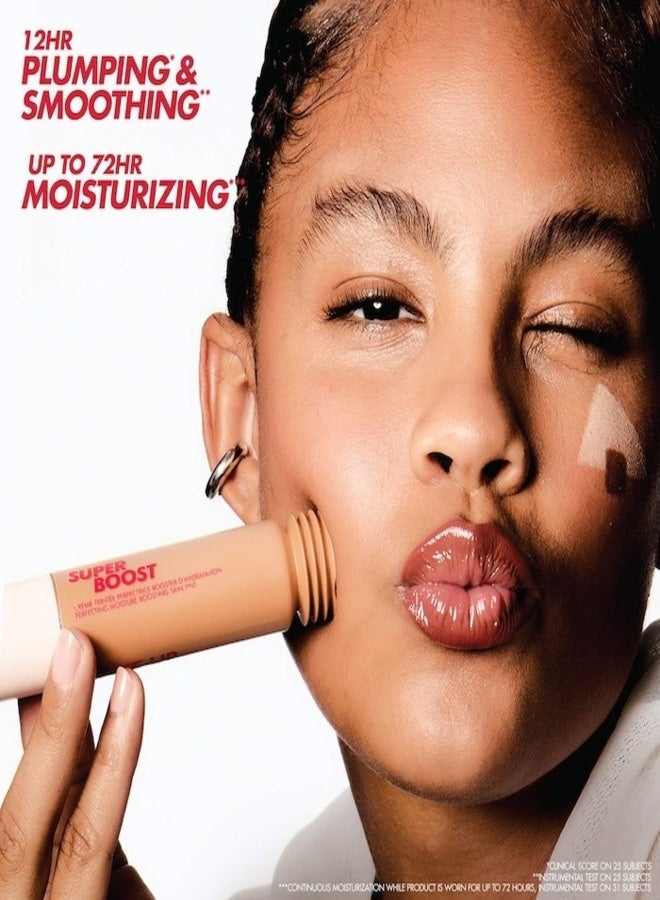 MAKE UP FOR EVER Super Boost Lightweight Moisturizing Skin Tint 30ml – Shade 06 – For Medium to Medium Tan Skin with Neutral Undertones – Infused with Hyaluronic & Polyglutamic Acids - Image 5