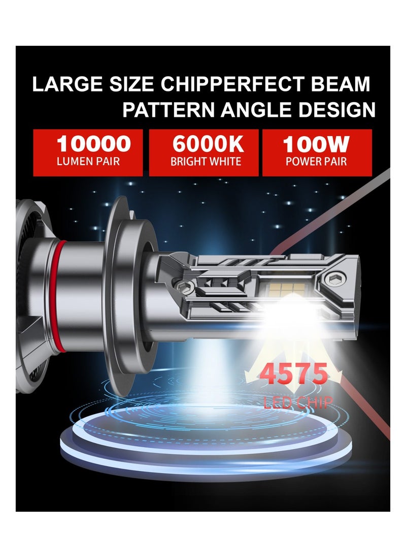 Toby's Tobys P100 Pro 9005 2 Pieces 200W Original Tested LED Headlight Bulb Assembly 20000 Lumens 100W/Piece Xtreme Bright With Color Temperature 6500K  - Image 2
