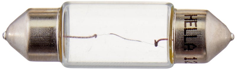 Hella 6418TB Bulb 6418 12V 5W Sv8.5-8 T3.25 10X35 (2), Multi - Image 1