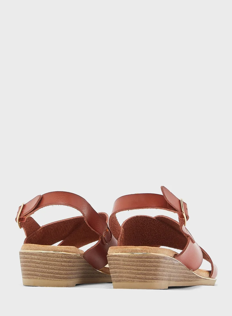 Le Confort Sling Back Wedge Sandal