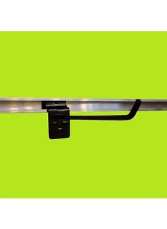 İstanbul Manken Istanbul Mannequin 50 Pieces 15 cm Channel Panel Hook Shelf Hanger Black  - Image 3