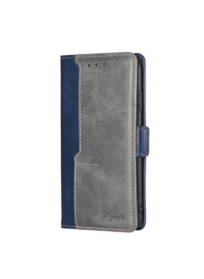 S-TOP Case For Honor 80 Contrast Color Side Buckle Leather Phone Case - Image 2